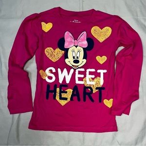 Minnie Mouse Sweet Heart Long Sleeve Tee